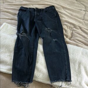 Old Navy Straight Leg Jeans Distressed